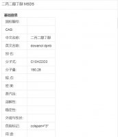 二丙二醇丁醚(DPNB)化學(xué)品安全技術(shù)說(shuō)明書(shū)